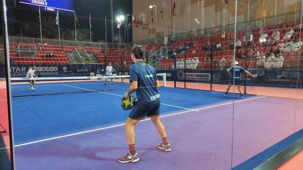 Juan Lebrón y Coki Nieto en el Mundial de pádel 2021