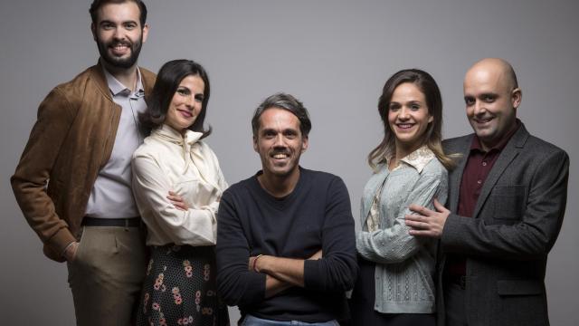 Álex Franconetti, Noemí Ruiz, Javier Carballo, Elena Moreno y Pedro Lendínez.