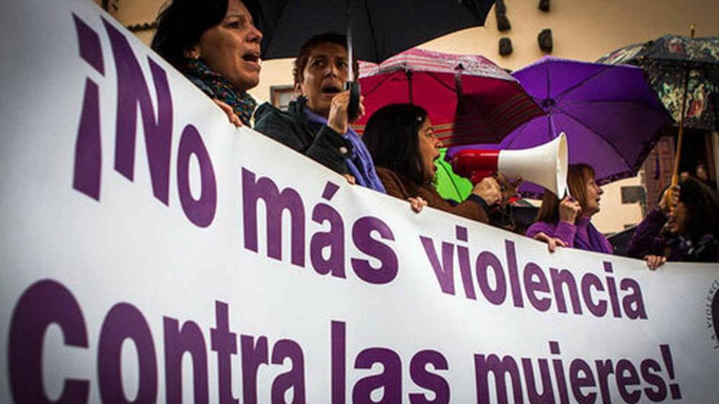 Manifestación contra la violencia machista.