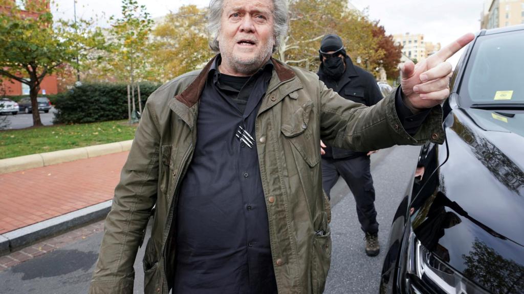Steve Bannon, este lunes.