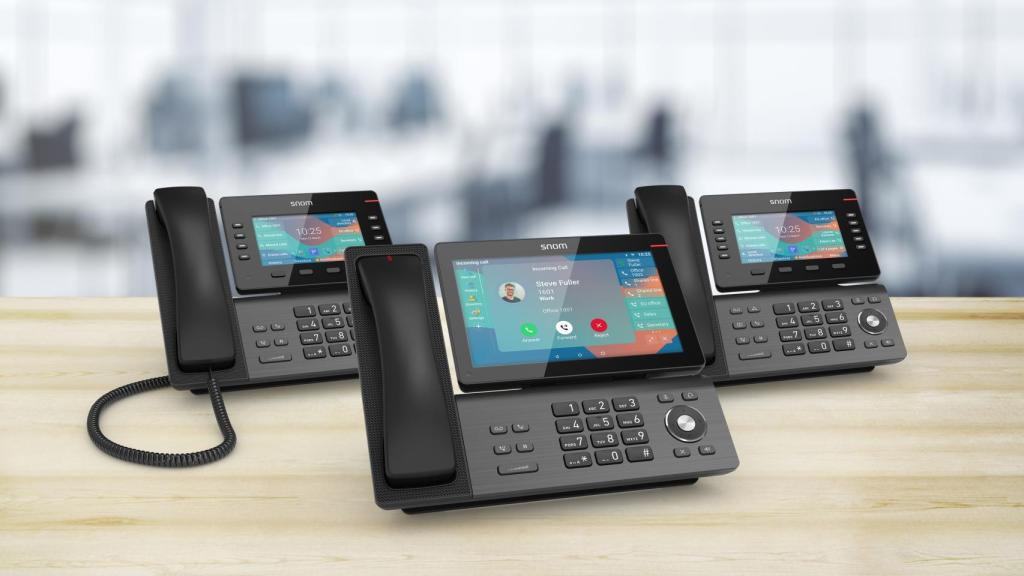 La serie D8xx de Snom.