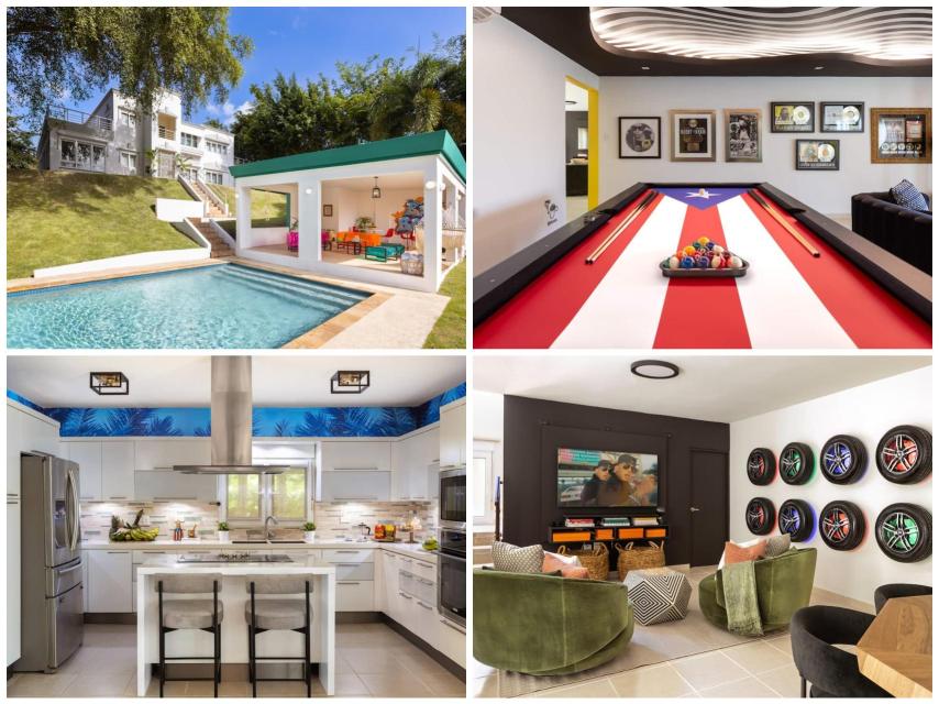 Los colores vibrantes inundan toda la casa, así como los elementos divertidos y para el ocio.
