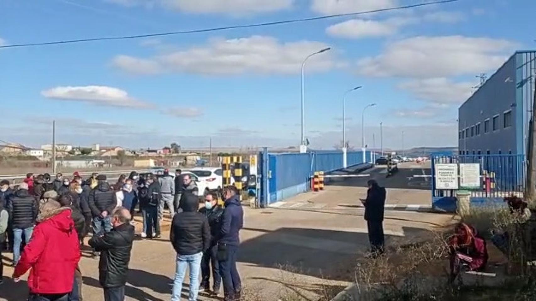Protestas de los trabajadores del Grupo Siro en Toro