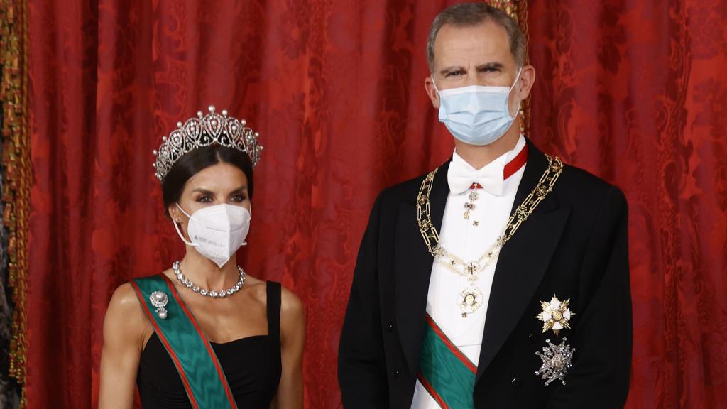 Los Reyes, este martes por la noche en el Palacio Real.