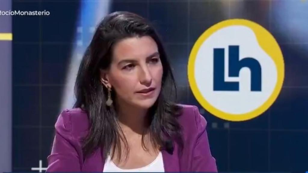 La dirigente de Vox, Rocío Monasterio, este martes en TVE.