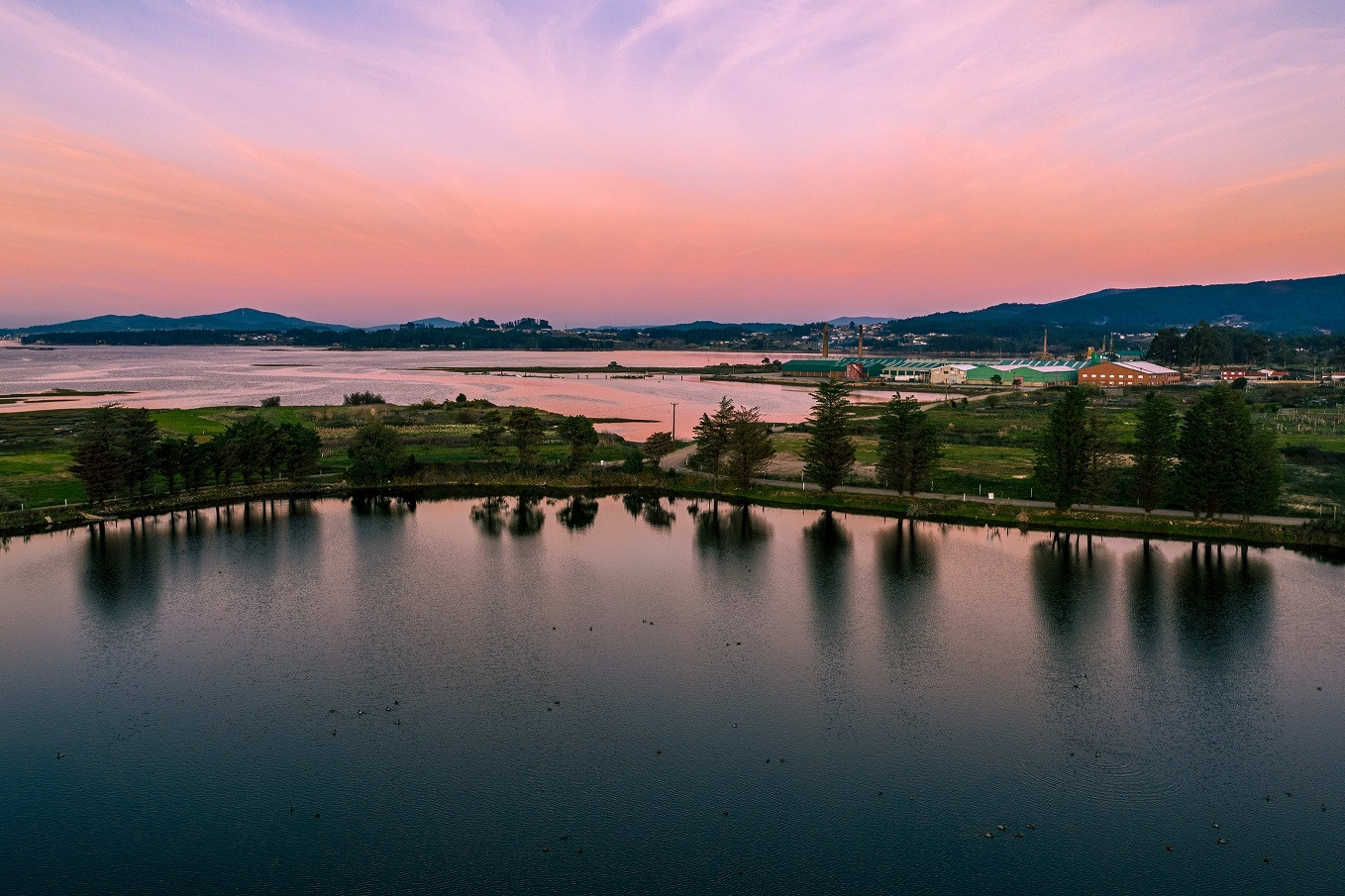 Lagunas de Sanxenxo. Foto: Mancomunidade do Salnés.