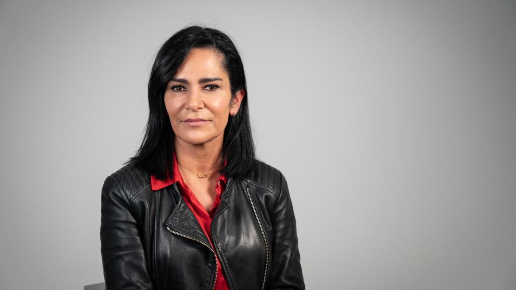 Cacho, tras la entrevista.