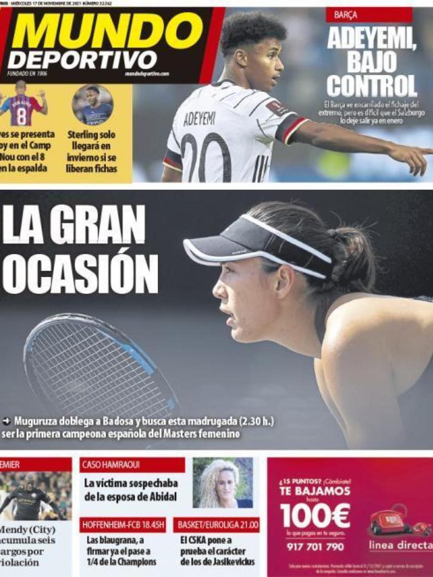 Portada Mundo Deportivo