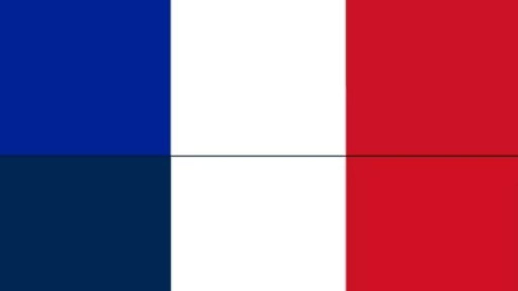 La diferencia de tonalidades de la nueva bandera.