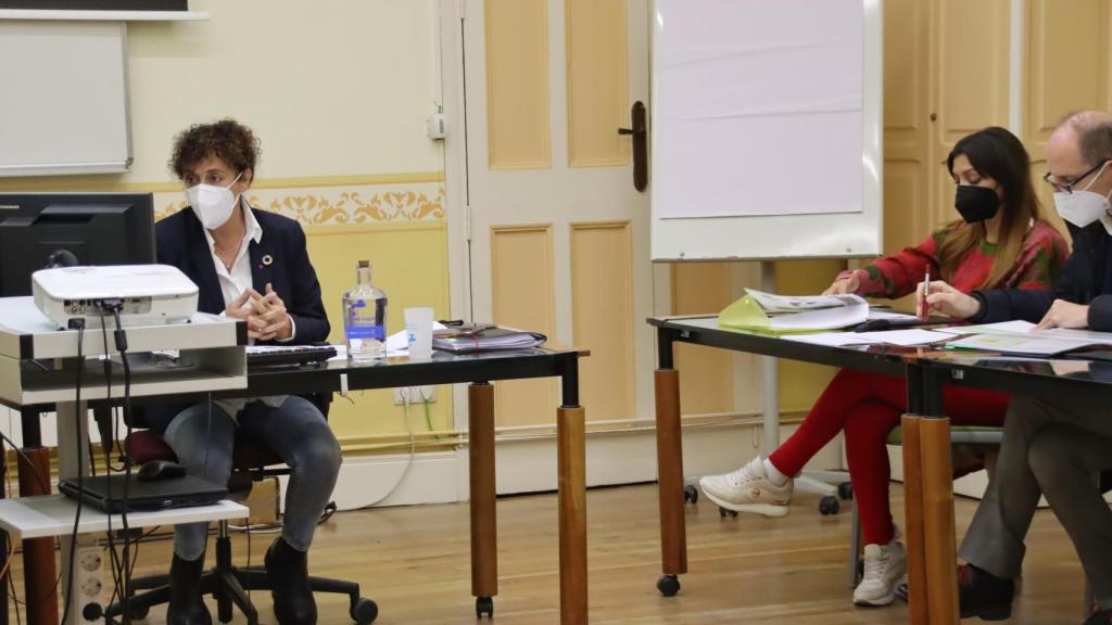 Rafi Romero durante la explicación del presupuesto en Asuntos Sociales para 2022