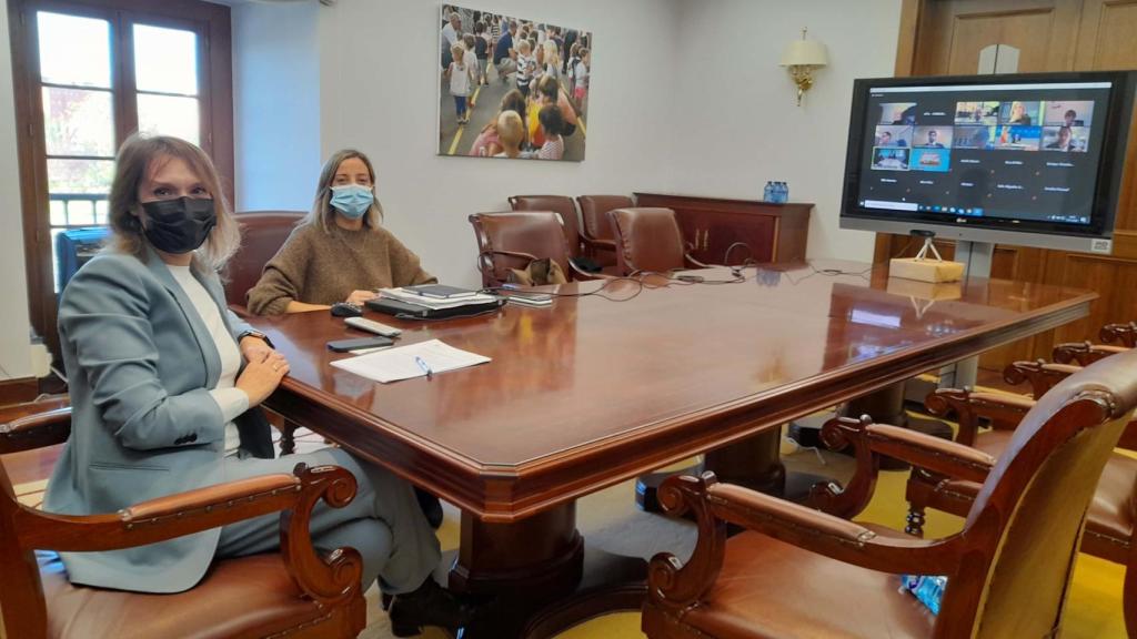 Rocío Lucas durante la Conferencia de Política Universitaria