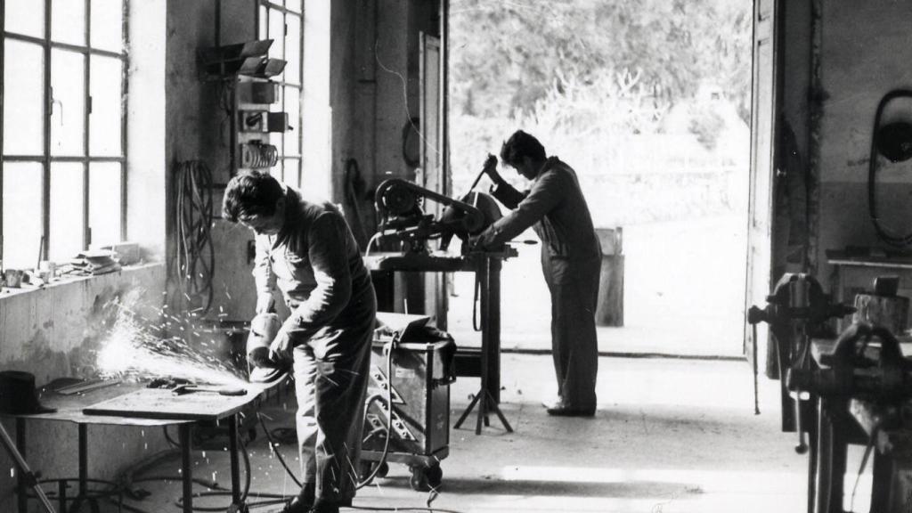 Fontilles llegó a tener hasta un taller para que los enfermos pudieran desarrollarse en él.