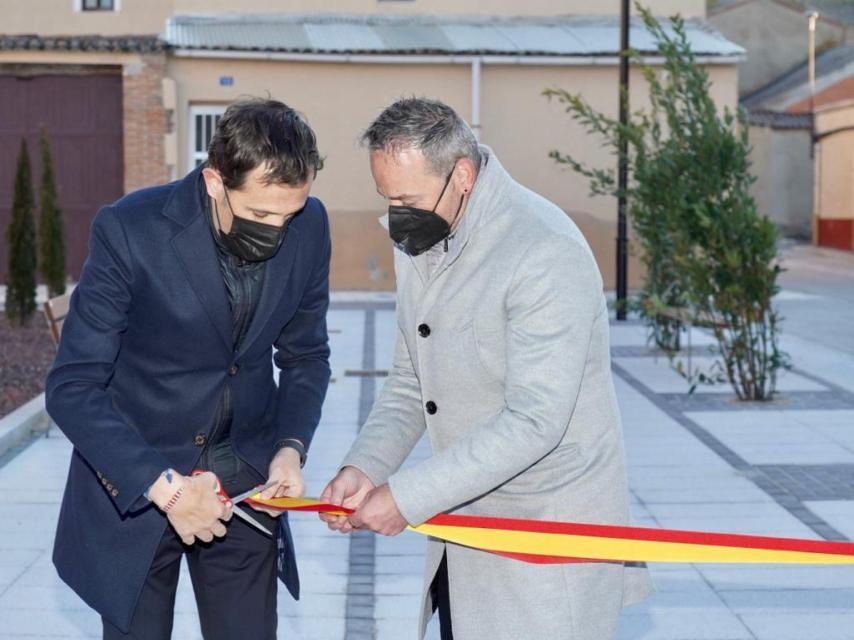 Conrado Íscar y Juan Antonio Esteban en el acto de inauguración
