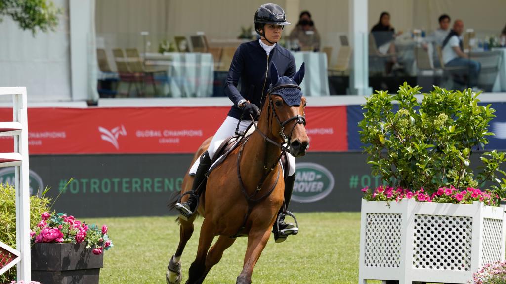 Sira Martínez, durante el Global Champions Tour en el Club de Campo Villa de Madrid.