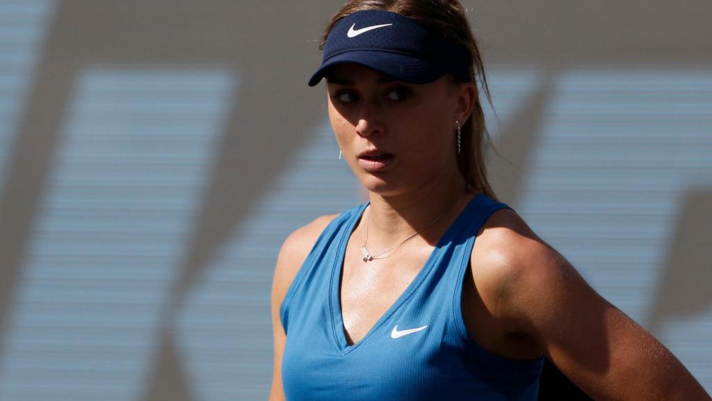 Paula Badosa, durante las WTA Finals 2021