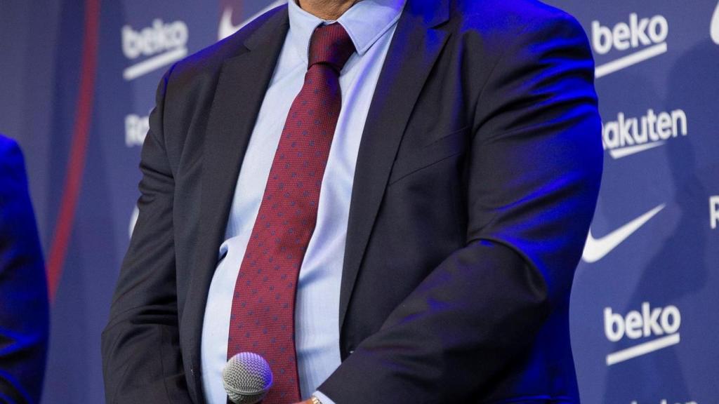 Joan Laporta, durante un acto del FC Barcelona