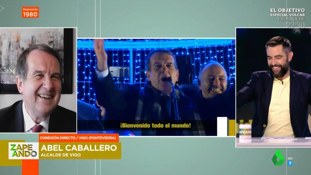 Abel Caballero en la conexión en ‘Zapeando’ con Dani Mateo.