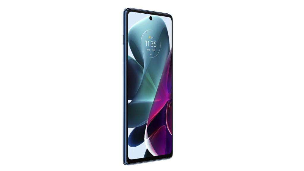 Motorola Moto G200 de lado