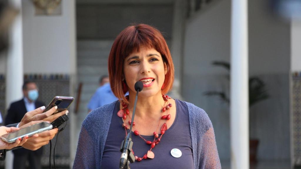 La portavoz de Adelante Andalucía, Teresa Rodríguez.