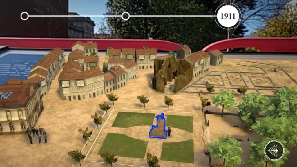 Realidad aumentada para conocer la historia de la Alameda de Pontevedra