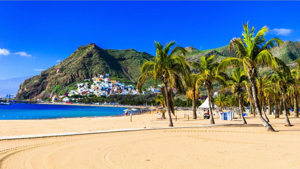 Playa de las Teresitas, en Tenerife.