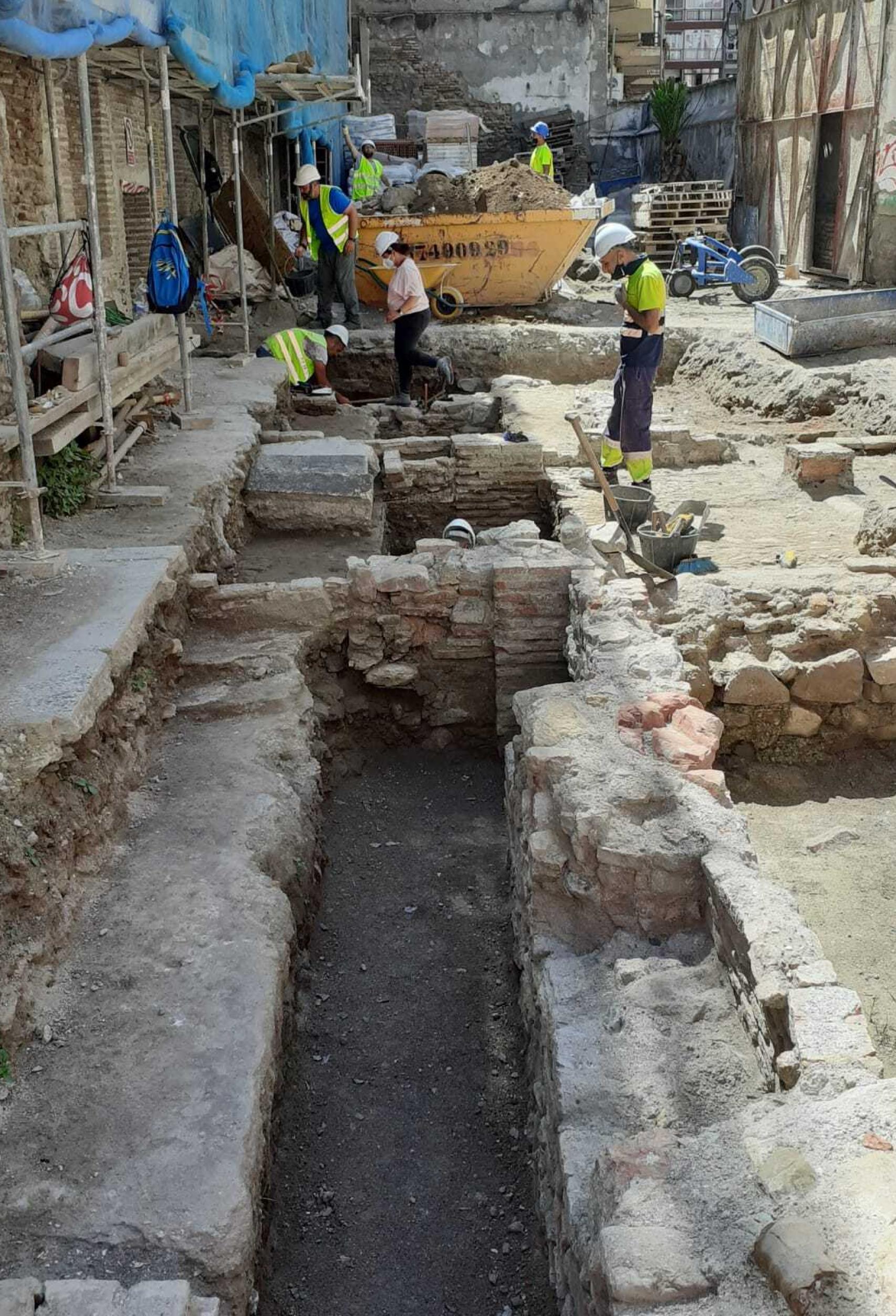 Otra imagen del hallazgo del arrabal de Attabanim.