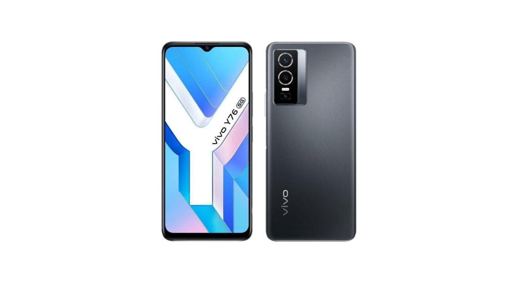 Vivo Y76 por delante y por detrás