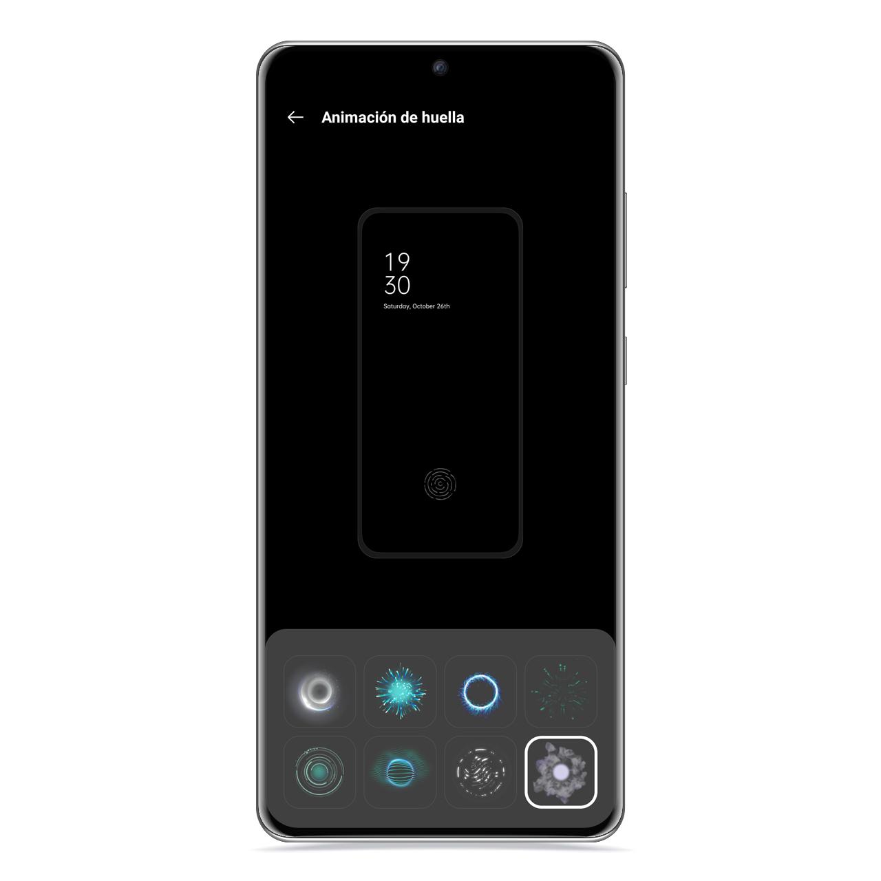 Animación de huella