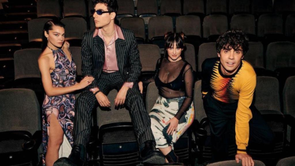 Javier Calvo, Ana Rujas, Claudia Costafreda y Javier Calvo.