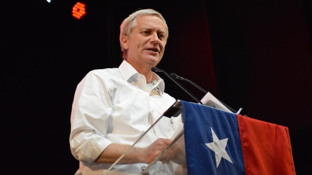 José Antonio Kast en su discurso de cierre de campaña.