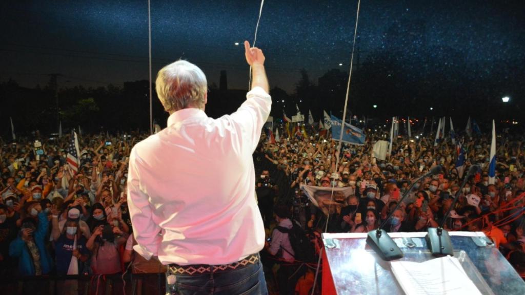 Kast en el cierre de campaña.
