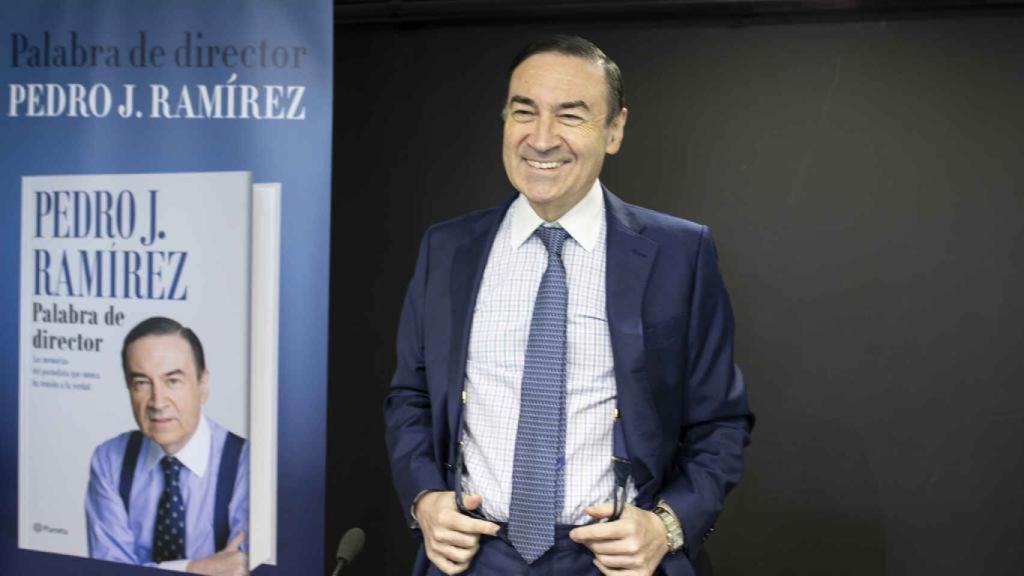 Pedro J. Ramírez, el día de la presentación de su libro en el Círculo de Bellas Artes.