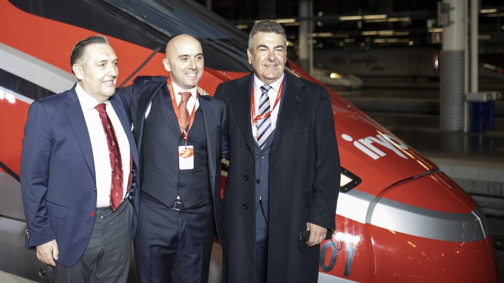 Victor Bañares, Simone Gorini y Carlos Bertomeu.