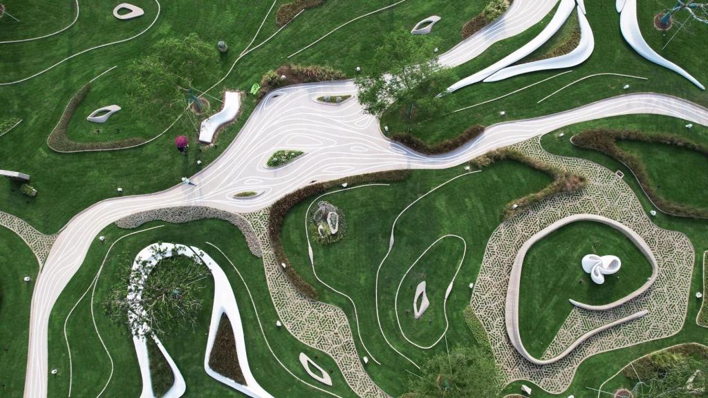 Parque  impreso en 3D en China