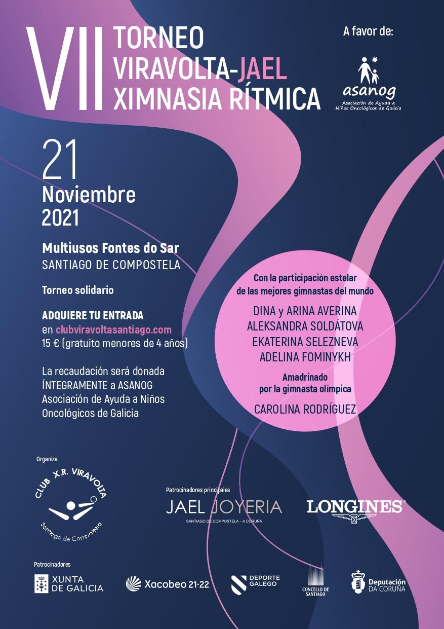 Cartel del VII Torneo Viravolta-Jael de Gimnasia Rítmica.