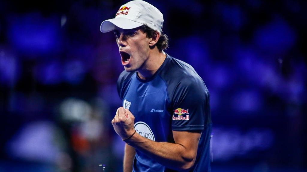 Juan Lebrón en el World Padel Tour de Madrid 2021