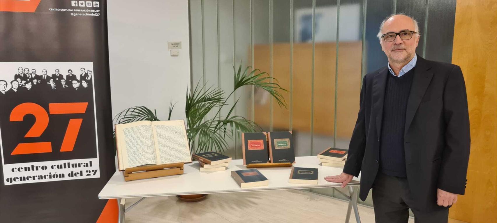 Javier La Beira, en la presentación del cuarto diario.