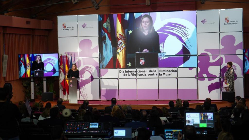 Isabel Blanco en el acto de 2021