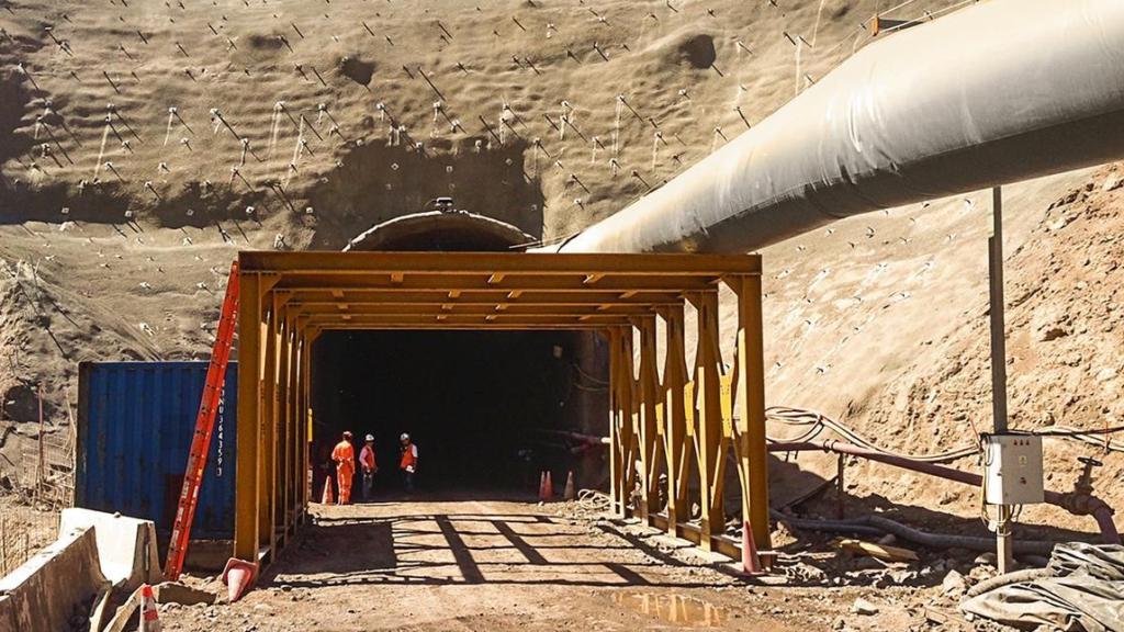Obras de de una de las plantas hidroeléctricas del proyecto Alto Maipo.
