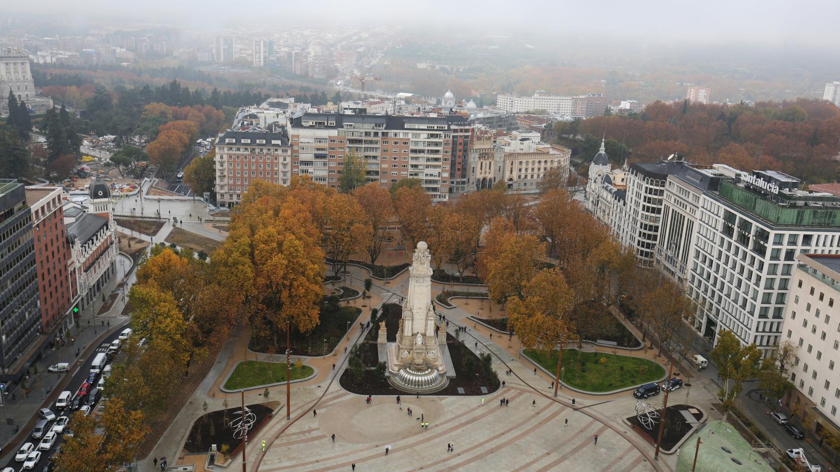 La nueva Plaza de España de Madrid, en imágenes