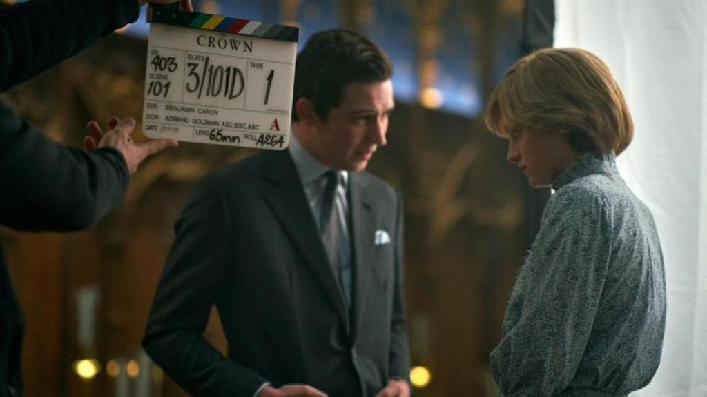 Rodaje de la serie 'The crown'.