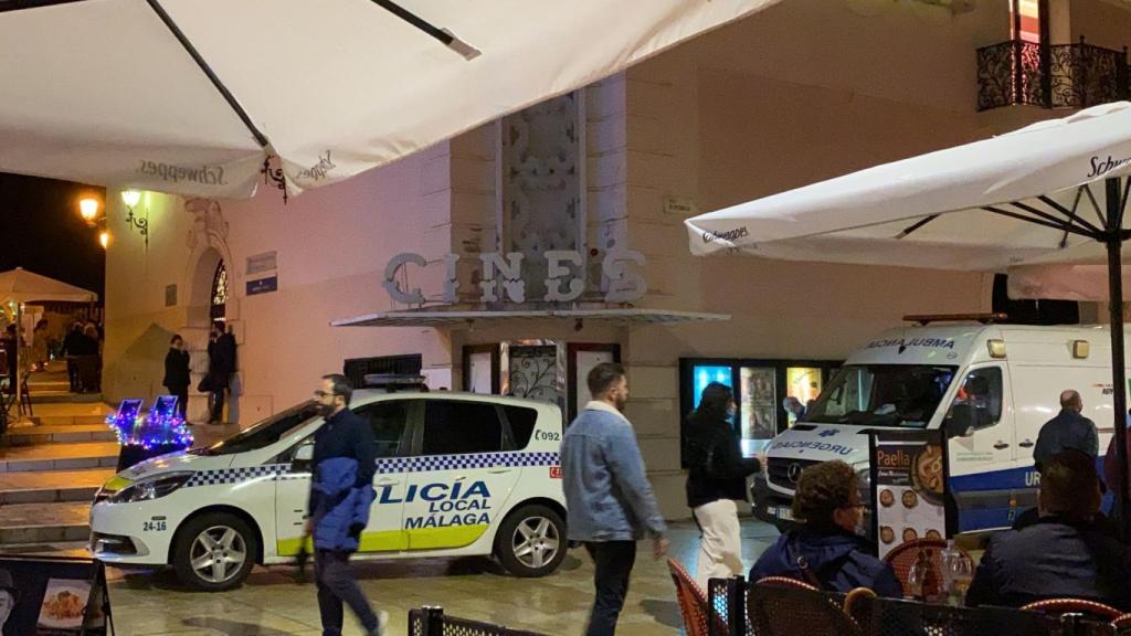 Imagen del lugar de los hechos, en el centro de Málaga.