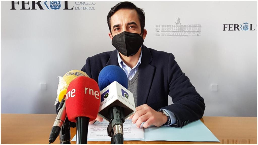 Rey Varela, en rueda de prensa.