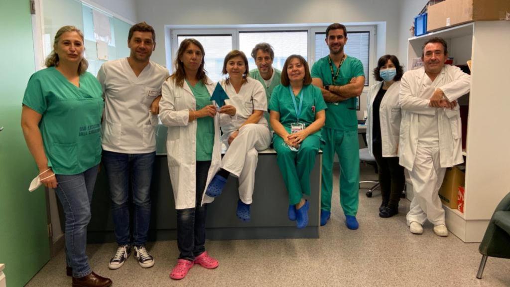 Miembros de la Unidad de Dolor del Meixoeiro.