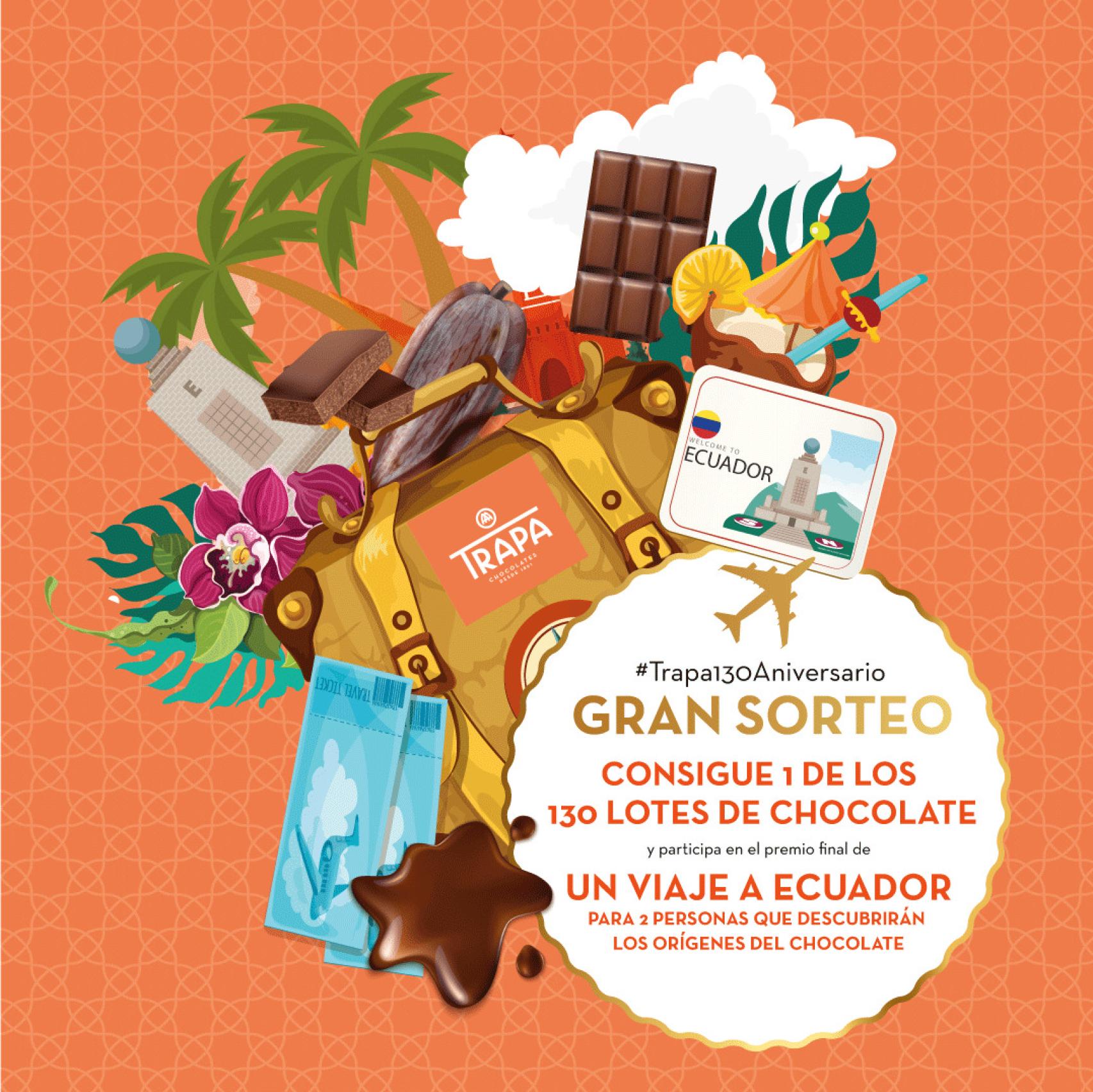 Cartel del sorteo de Trapa