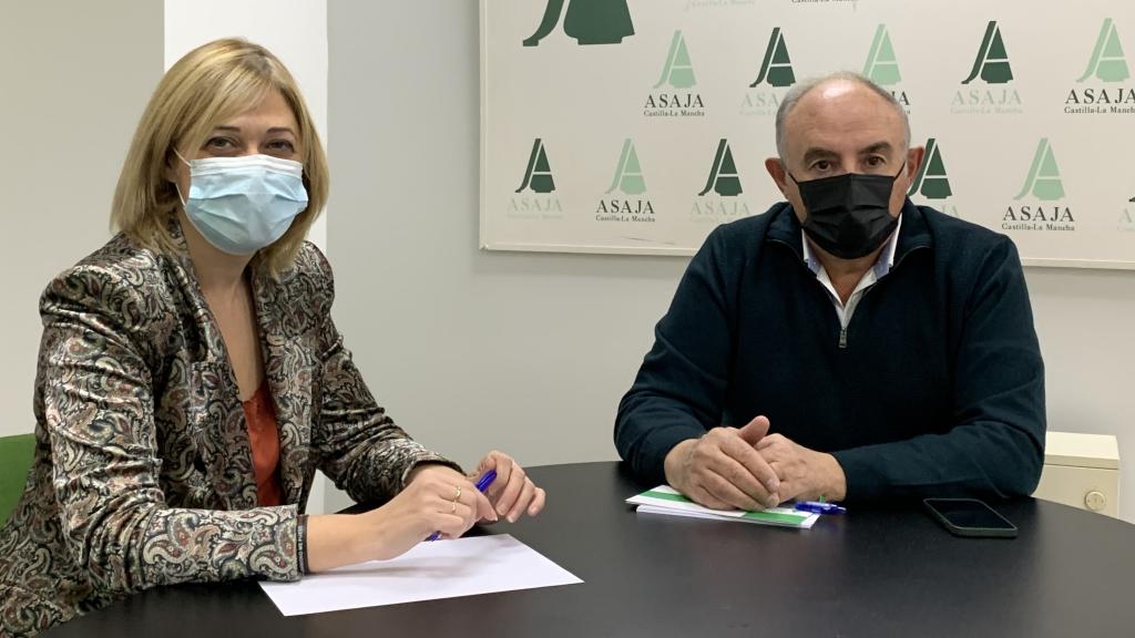 Reunión de Asaja CLM con Carmen Picazo, líder de Cs en la región