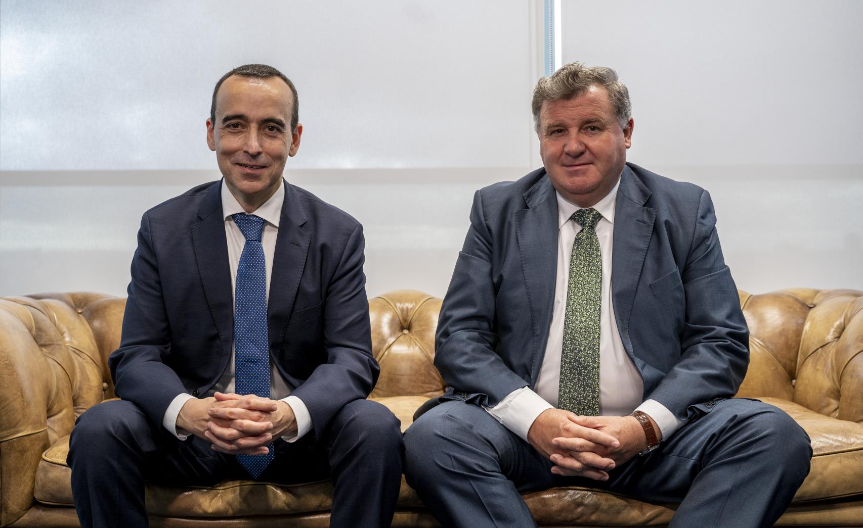 Miguel Sanz, director general CRDO Ribera del Duero y Enrique Pascual, presidente CRDO Ribera del Duero