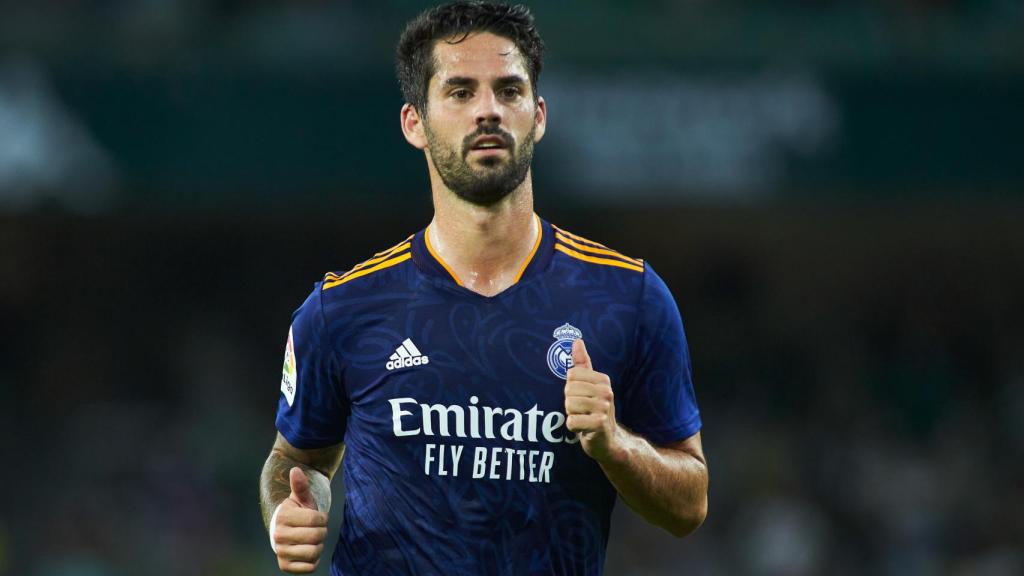 Isco Alarcón, en un partido del Real Madrid de la temporada 2021/2022