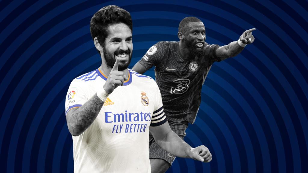 Isco y Rüdiger, en un fotomontaje