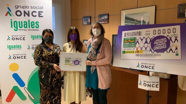 La ONCE dedica 5,5 millones de cupones a lucha contra la violencia machista